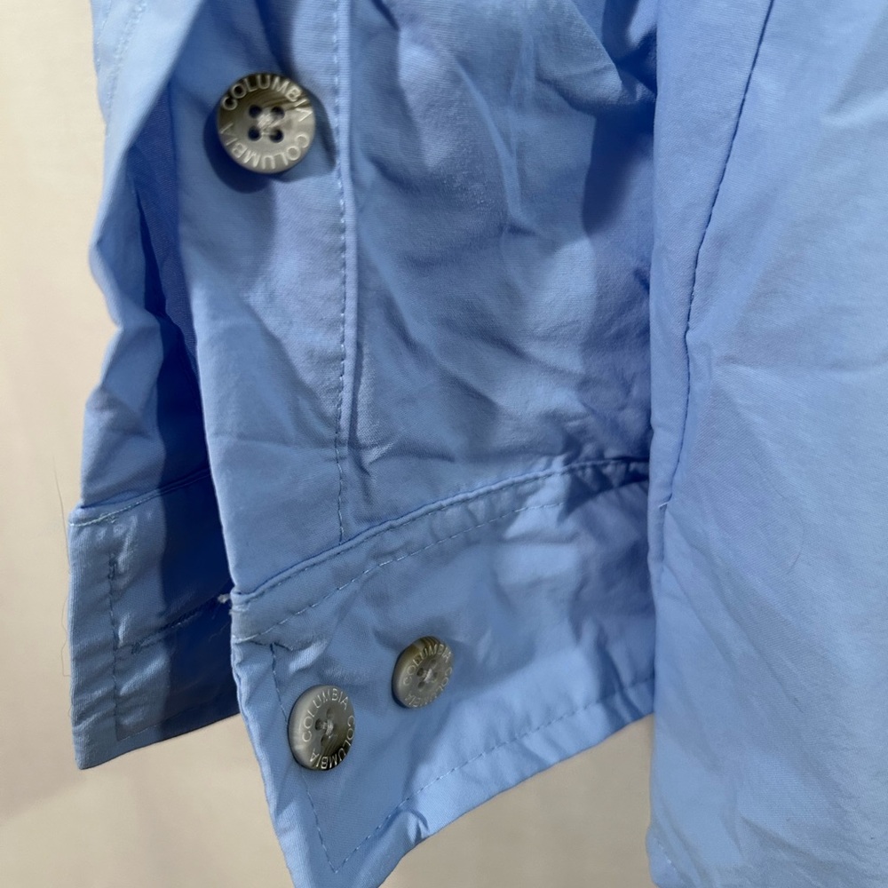 Columbia Bahama UPF 50 Blue Omni Shade Vented Long Sleeve Fishing Shirt Size XXL - Picture 4 of 11